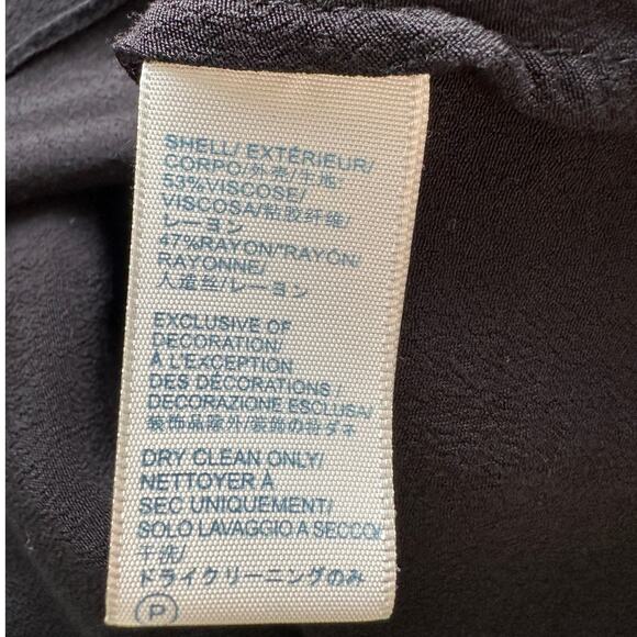 Rebecca Minkoff Aida Black Cold Shoulder Spaghetti Strap Blouse Top Small - Picture 11 of 14